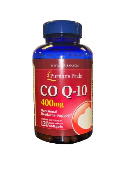 CoQ10, 400mg - 120 softgels - Puritan's Pride - Vaistine1.lt - WestPharmacy.eu