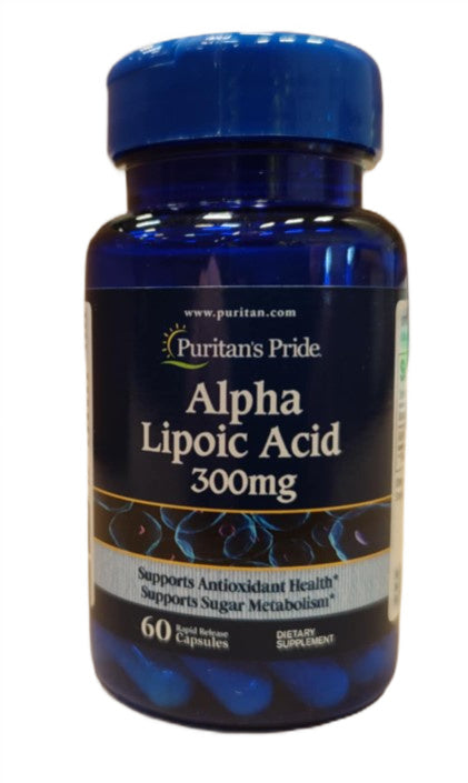 Alpha Lipoic Acid, 300mg - 60 caps - Puritan's Pride - Vaistine1.lt - WestPharmacy.eu