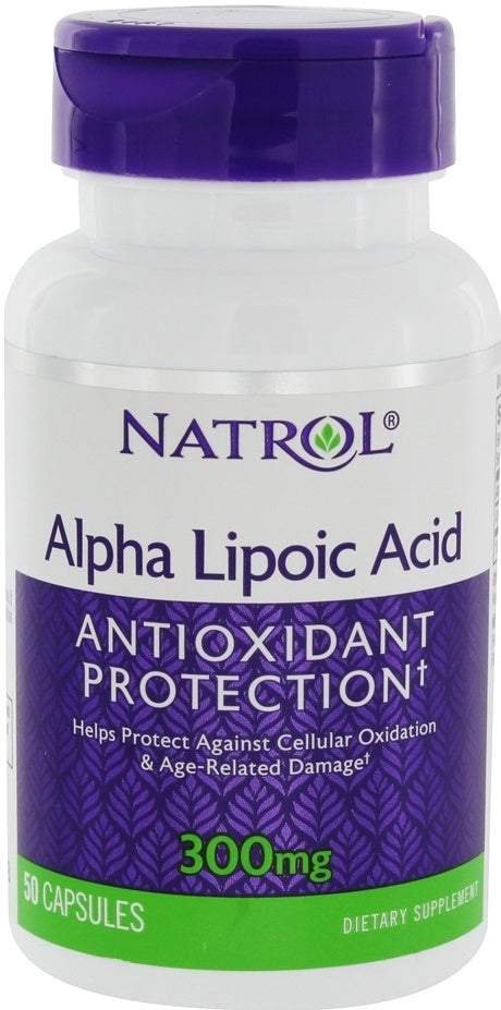 Alpha Lipoic Acid, 300mg - 50 caps - Natrol - WestPharmacy.nl - Antioxidants