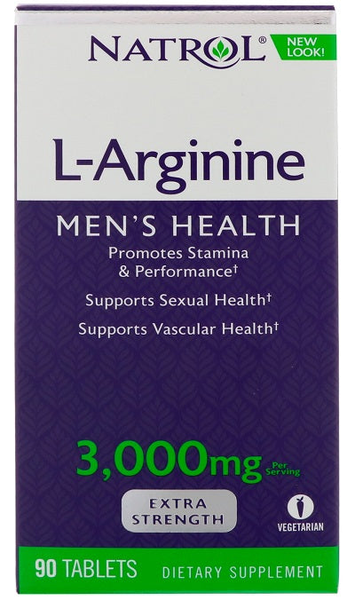 L-Arginine, 3000mg - 90 tabs - Natrol - WestPharmacy.nl - Amino Acids and BCAAs