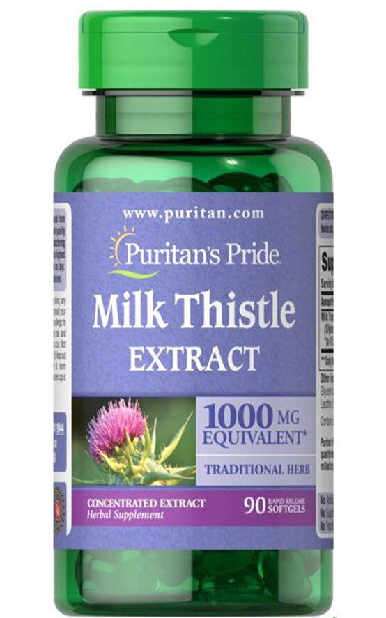 Milk Thistle - 90 softgels - Puritan's Pride - WestPharmacy.nl - Liver Health