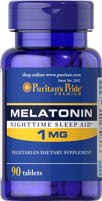 Melatonin, 1mg - 90 tablets - Puritan's Pride - WestPharmacy.nl - Sleep Support