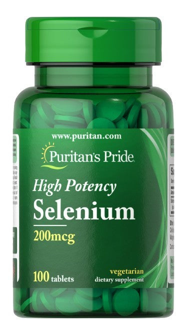 Selenium, 200mcg - 100 tablets - Puritan's Pride - WestPharmacy.nl - Antioxidants
