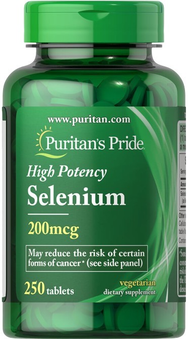 Selenium, 200mcg - 250 tablets - Puritan's Pride - WestPharmacy.nl - Antioxidants