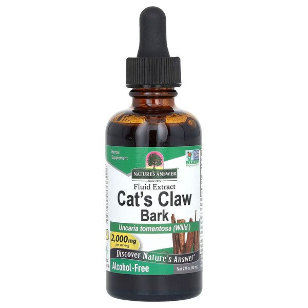 Cat's Claw Bark, 2000mg - 60 ml. - Nature's Answer - WestPharmacy.nl - Immune Support