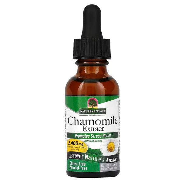 Chamomile Extract - 30 ml. - Nature's Answer - WestPharmacy.nl - Stress Support