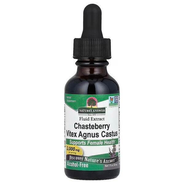 Chasteberry Vitex Agnus Castus, 2000mg - 30 ml. - Nature's Answer - WestPharmacy.nl - Women's Health