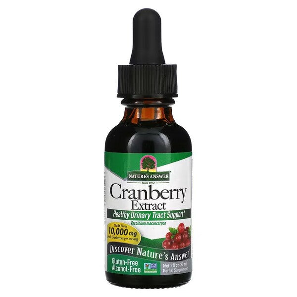 Cranberry Extract - 30 ml. - Nature's Answer - WestPharmacy.nl - Urinary Tract Health