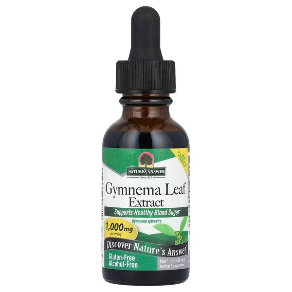 Gymnema Leaf Extract, 1000mg - 30 ml. - Nature's Answer - Vaistine1.lt - WestPharmacy.eu