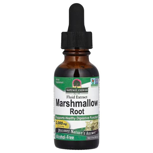 Marshmallow Root, 2000mg - 30 ml. - Nature's Answer - Vaistine1.lt - WestPharmacy.eu