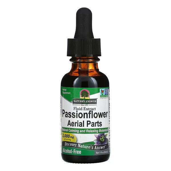 Passionflower Aerial Parts - 30 ml. - Nature's Answer - WestPharmacy.nl - Stress Support