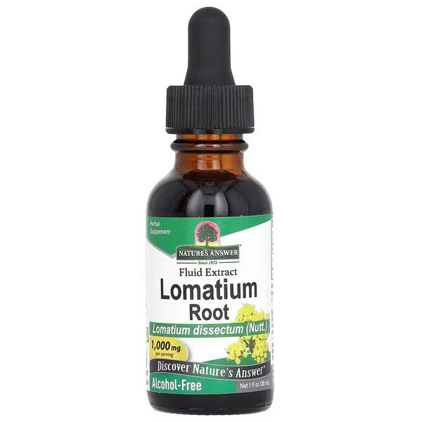Lomatium Root, 1000mg - 30 ml. - Nature's Answer - Vaistine1.lt - WestPharmacy.eu