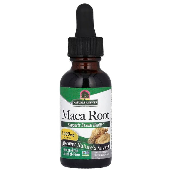 Maca Root, 1000mg - 30 ml. - Nature's Answer - WestPharmacy.nl - Sexual Health