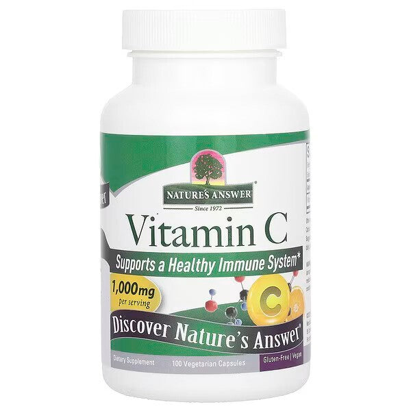 Vitamin C, 1000mg - 100 vcaps - Nature's Answer - WestPharmacy.nl - Vitamins