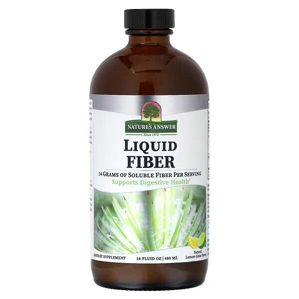 Liquid Fiber, Lemon-Lime - 480 ml. - Nature's Answer - Vaistine1.lt - WestPharmacy.eu