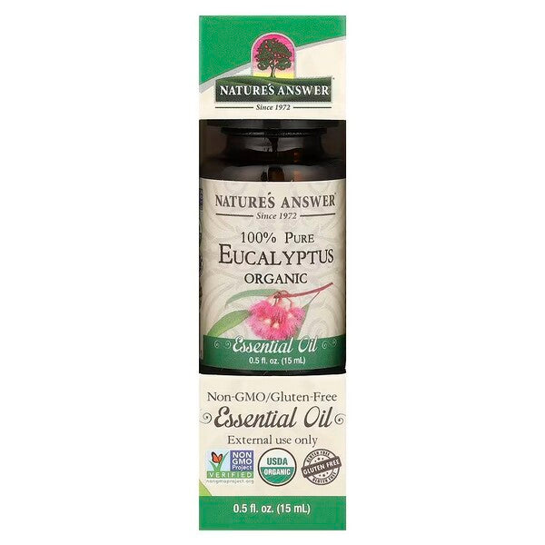 100% Pure Eucalyptus Essential Oil - 15 ml. - Nature's Answer - WestPharmacy.nl - Aromatherapy and essential oils