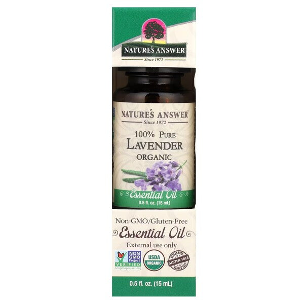 100% Pure Lavender Essential Oil - 15 ml. - Nature's Answer - Vaistine1.lt - WestPharmacy.eu