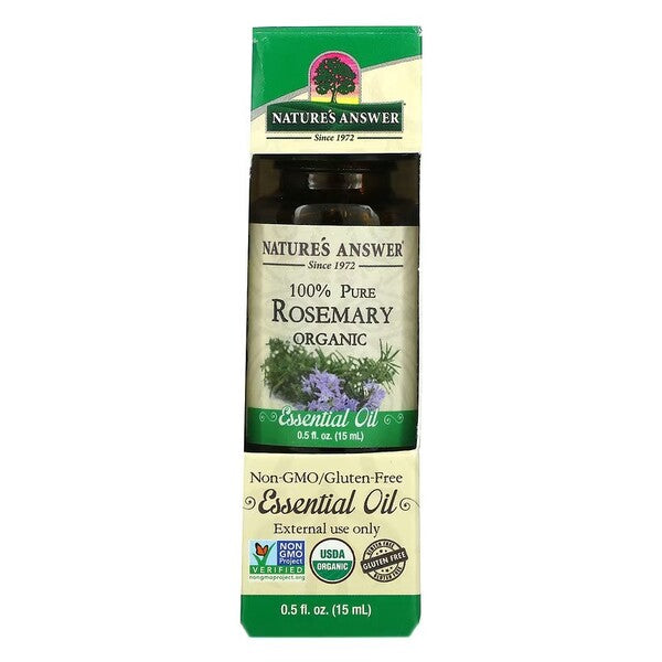 100% Pure Rosemary Essential Oil - 15 ml. - Nature's Answer - WestPharmacy.nl - Aromatherapy and essential oils