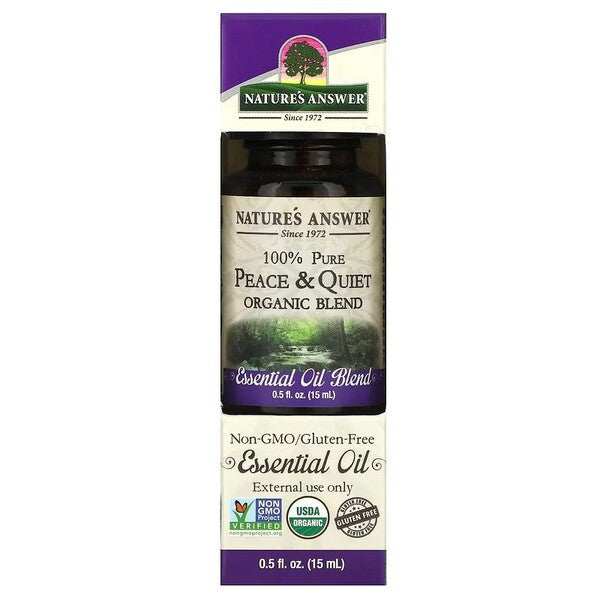 100% Pure Peace & Quiet Blend Essential Oil - 15 ml. - Nature's Answer - Vaistine1.lt - WestPharmacy.eu