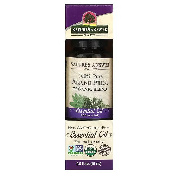 100% Pure Alpine Fresh Blend Essential Oil - 15 ml. - Nature's Answer - WestPharmacy.nl - Aromatherapy and essential oils