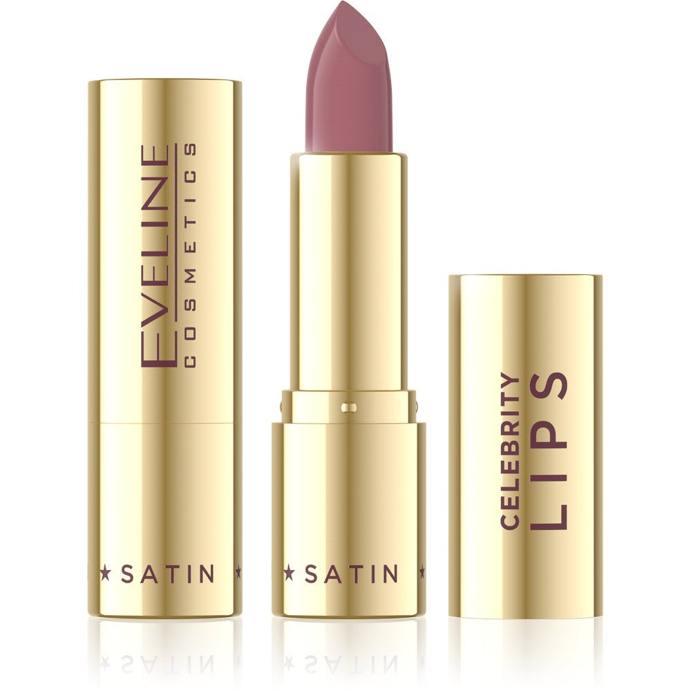 EVELINE Celebrity Lips Creamy lūpų dažai su satino efektu Nr. 600 | Vaistine1.lt | WestPharmacy.eu