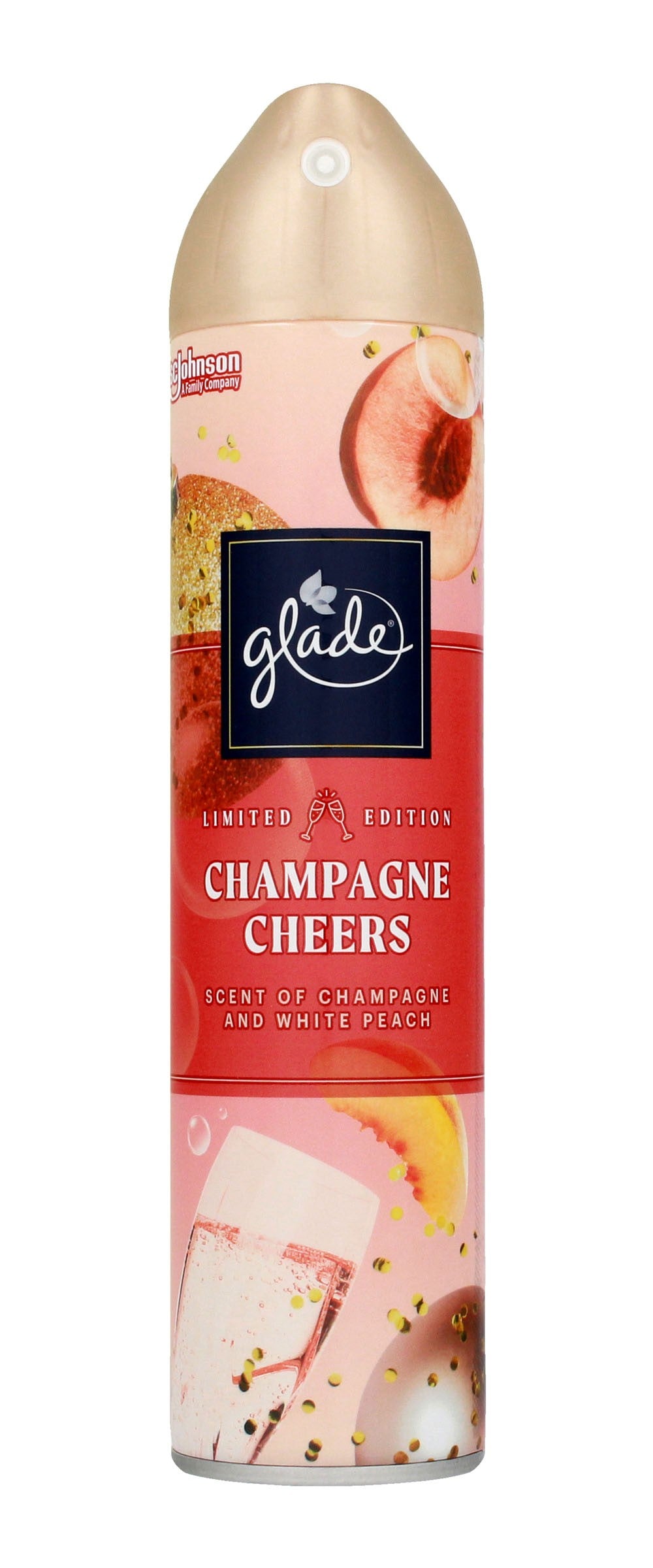 GLADE Champagne Cheers oro gaiviklis purškiklis 300 ml | Vaistine1.lt | WestPharmacy.eu