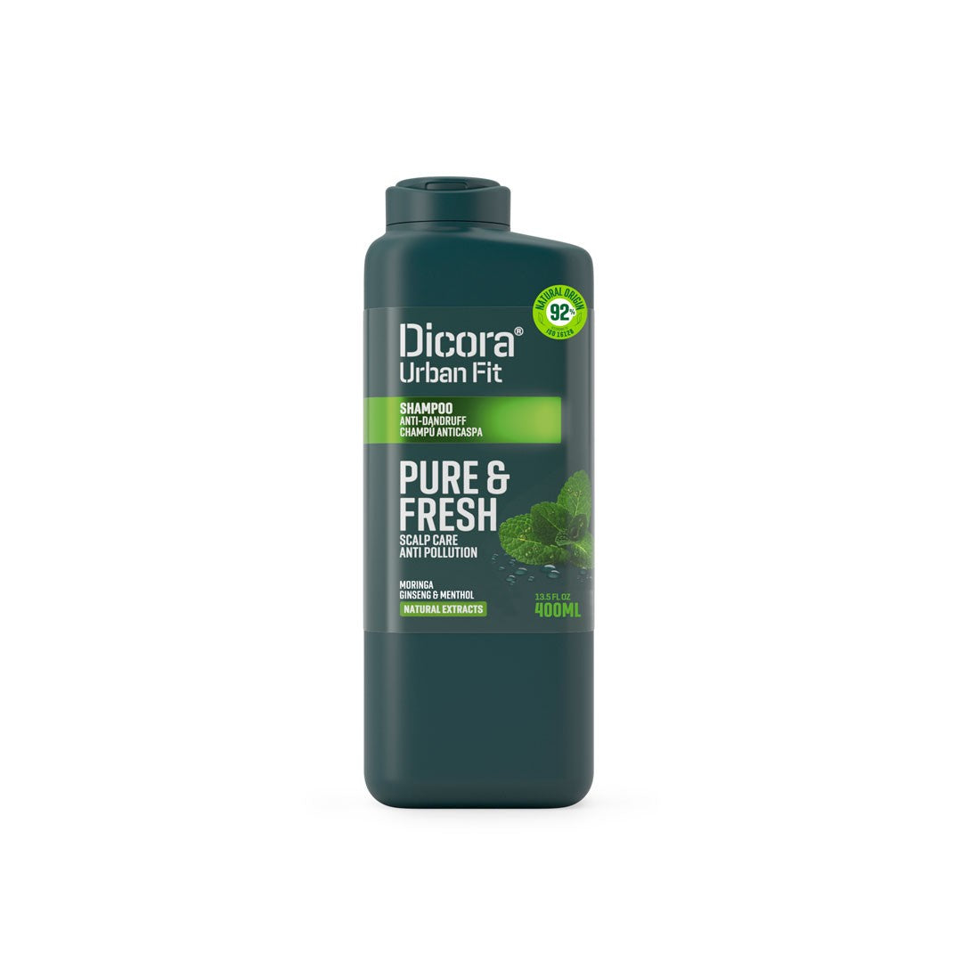 DICORA Urban Fit Pure&Fresh; 2-in-1 pleiskanų šampūnas 400 ml | Vaistine1.lt | WestPharmacy.eu