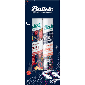 BATISTE Tempt + Star Kissed rinkinys Sausieji šampūnai plaukams 200 ml + 200 ml | Vaistine1.lt | WestPharmacy.eu