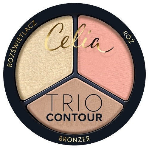 CELIA Trio Contour Powder veido kontūravimo rinkinys 02 | Vaistine1.lt | WestPharmacy.eu