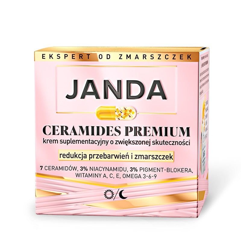JANDA Ceramides Premium Papildomas kremas su padidintu veiksmingumu Pigmentacijos ir raukšlių mažinimas 50 ml | Vaistine1.lt | WestPharmacy.eu
