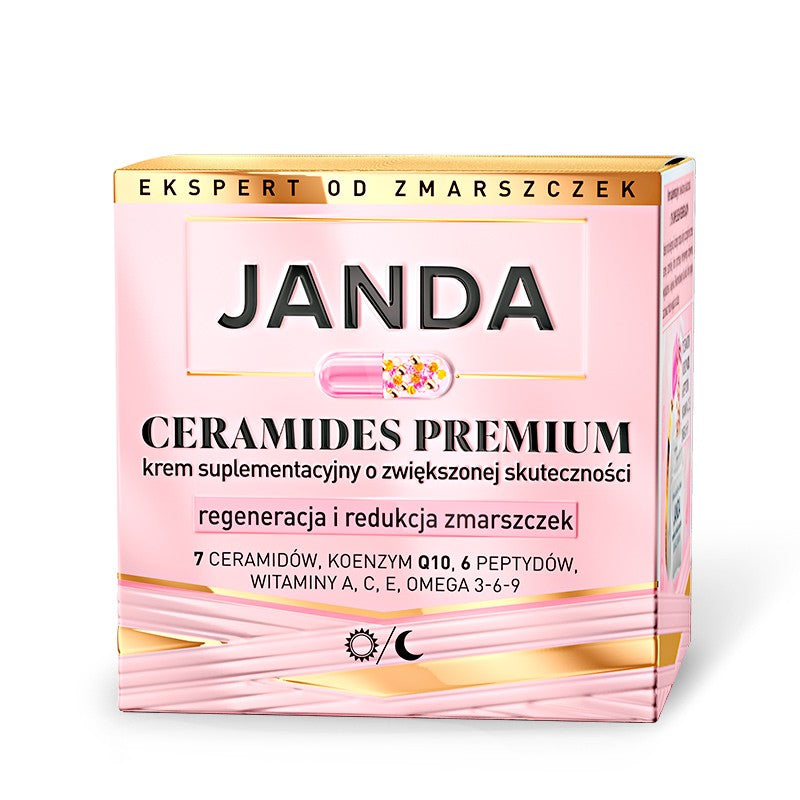 JANDA Ceramides Premium Papildomas kremas su padidintu veiksmingumu Regeneravimas ir raukšlių mažinimas 50 ml | Vaistine1.lt | WestPharmacy.eu
