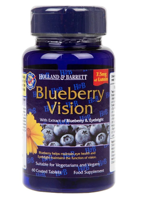 Blueberry Vision - 60 tablets - Holland & Barrett | WestPharmacy.nl - Eye & Vision
