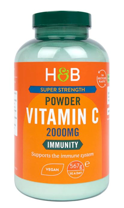 Vitamin C Powder, 2000mg - 567g - Holland & Barrett | Vaistine1.lt | WestPharmacy.eu