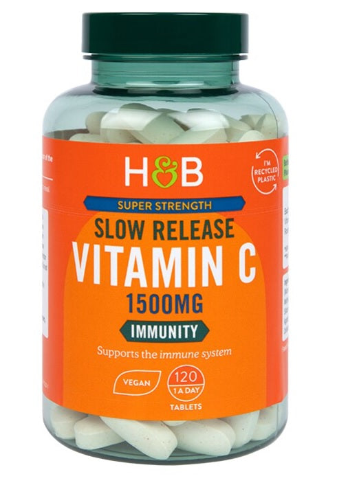 Super Strength Slow Release Vitamin C, 1500mg - 120 vegan tablets - Holland & Barrett | Vaistine1.lt | WestPharmacy.eu
