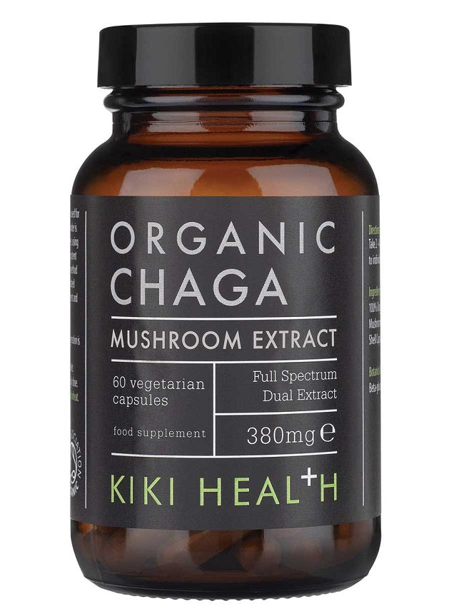 Chaga Extract, 380mg - 60 vcaps - KIKI Health | Vaistine1.lt | WestPharmacy.eu