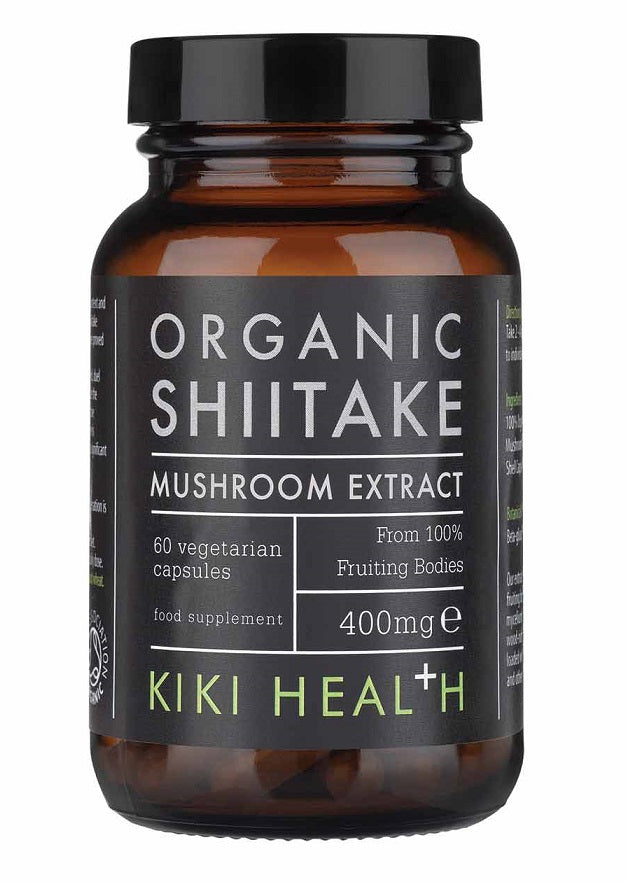 Shiitake Extract, 400mg - 60 vcaps - KIKI Health | WestPharmacy.nl - Immune Support