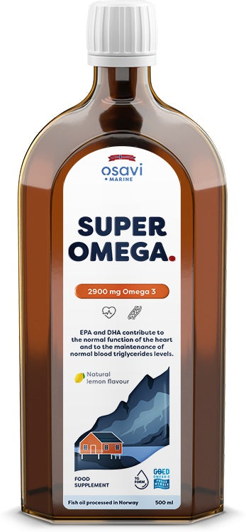 Super Omega, 2900mg Omega 3 (Lemon) - 500 ml - Osavi | WestPharmacy.nl - Fish Oil