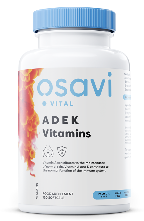 ADEK Vitamins - 120 softgels - Osavi | Vaistine1.lt | WestPharmacy.eu