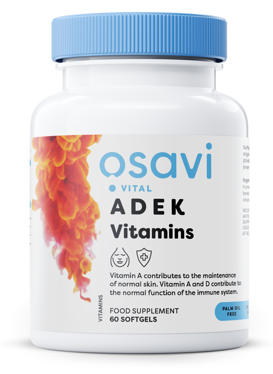 ADEK Vitamins - 60 softgels - Osavi | Vaistine1.lt | WestPharmacy.eu