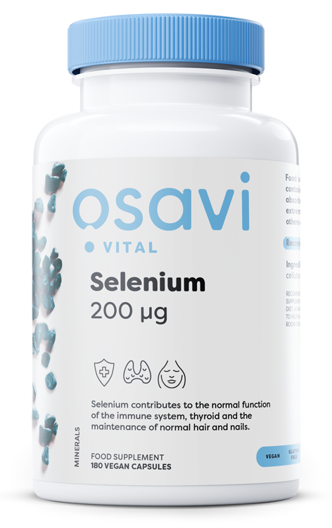 Selenium, 200mcg - 180 vegan caps - Osavi | WestPharmacy.nl - Women's Health