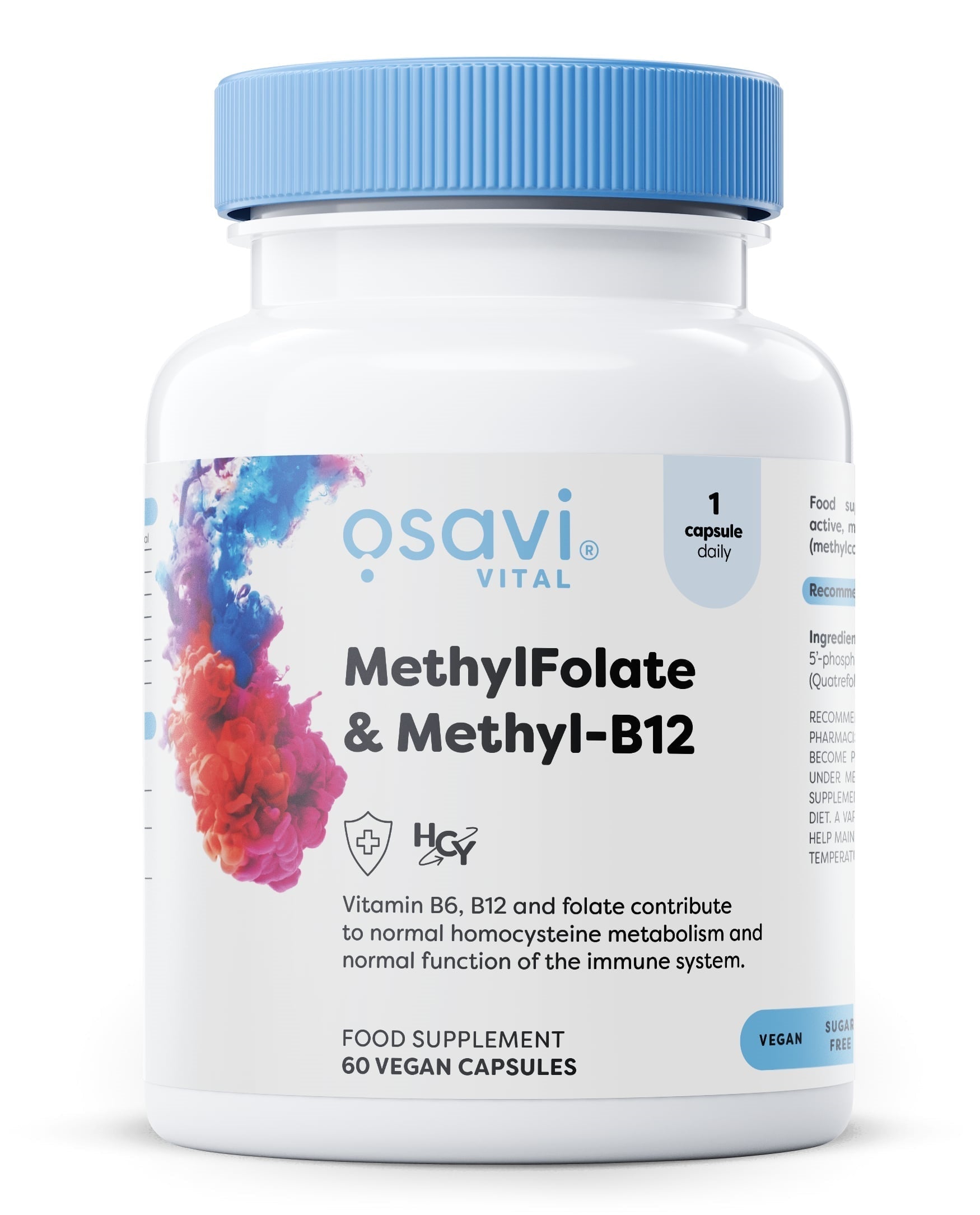 MethylFolate & Methyl-B12 - 60 vegan caps - Osavi | WestPharmacy.nl - Minerals