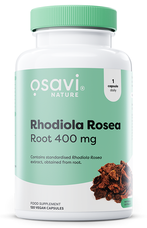 Rhodiola Rosea Root, 400mg - 120 vegan caps - Osavi | WestPharmacy.nl - Stress Support