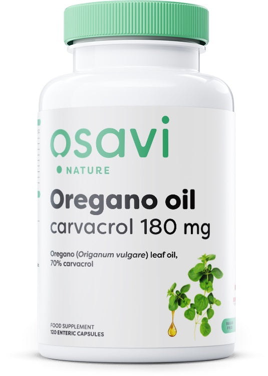 Oregano Oil Carvacrol, 180mg - 120 enteric caps - Osavi | Vaistine1.lt | WestPharmacy.eu