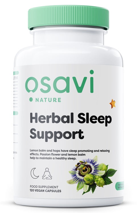 Herbal Sleep Support (Melatonin Free) - 120 vegan caps - Osavi | WestPharmacy.nl - Sleep Support