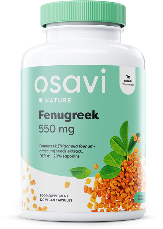 Fenugreek, 550mg - 120 vcaps - Osavi | WestPharmacy.nl - Glucose Support