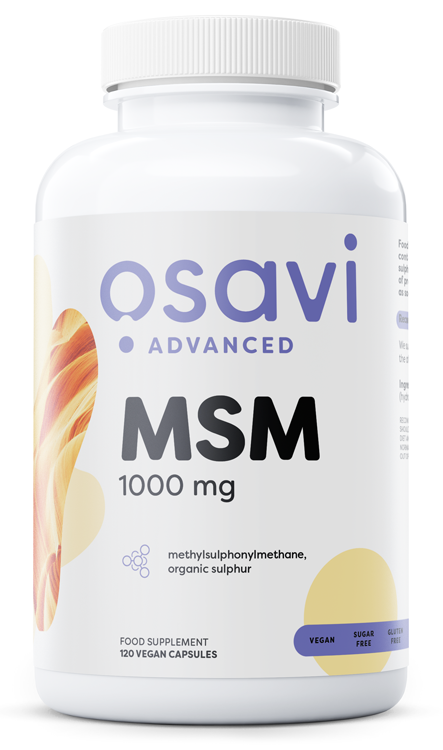 MSM, 1000mg - 120 vcaps - Osavi | WestPharmacy.nl - Joint Support