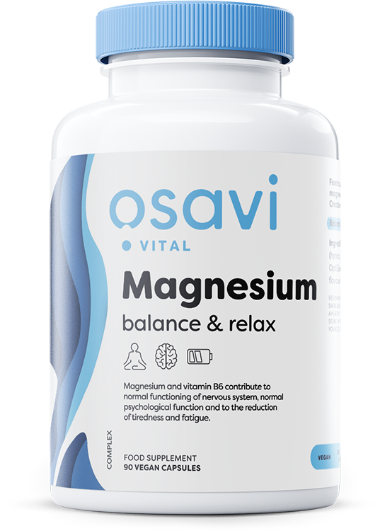 Magnesium Balance & Relax - 90 vegan capsules - Osavi | Vaistine1.lt | WestPharmacy.eu