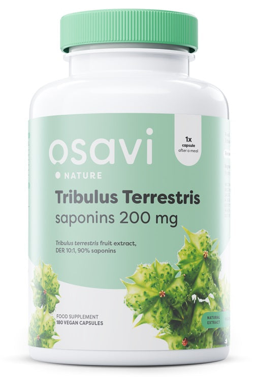 Tribulus Terrestris, Saponins 200mg - 180 vegan caps - Osavi | WestPharmacy.nl - Sexual Health