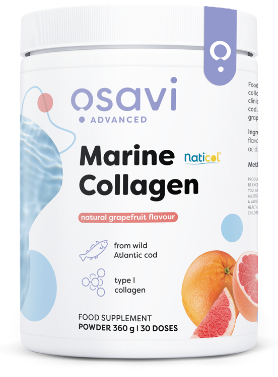 Marine Collagen Wild Cod, Grapefruit - 360g - Osavi | WestPharmacy.nl - Joint Support