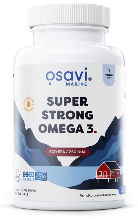 Super Strong Omega 3, 500 EPA / 250 DHA - 90 softgels - Osavi | Vaistine1.lt | WestPharmacy.eu